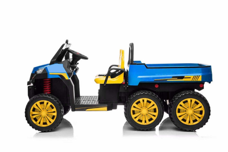 Little Riders Kids Ride On Car Farm Truck With Tipping Bed 24V