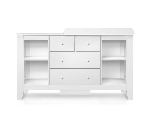 Baby Direct Change Table with Drawers - White
