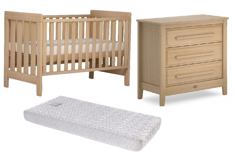 Boori Daintree Cot + Linear Dresser (Mattress Included)