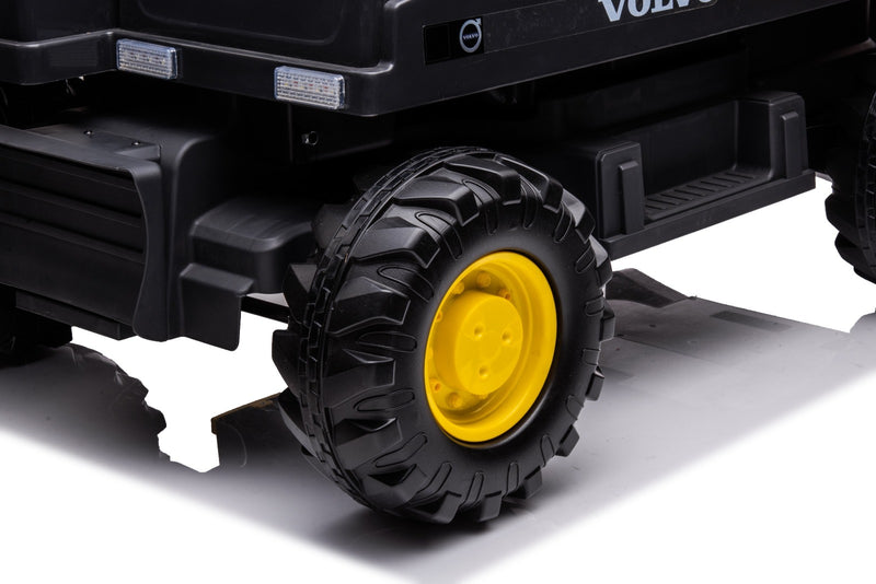 Little Riders 12V Volvo Excavator Kids Ride on Car with Electronic Digging Arm