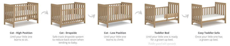 Boori Daintree Cot Bed (Dropside)