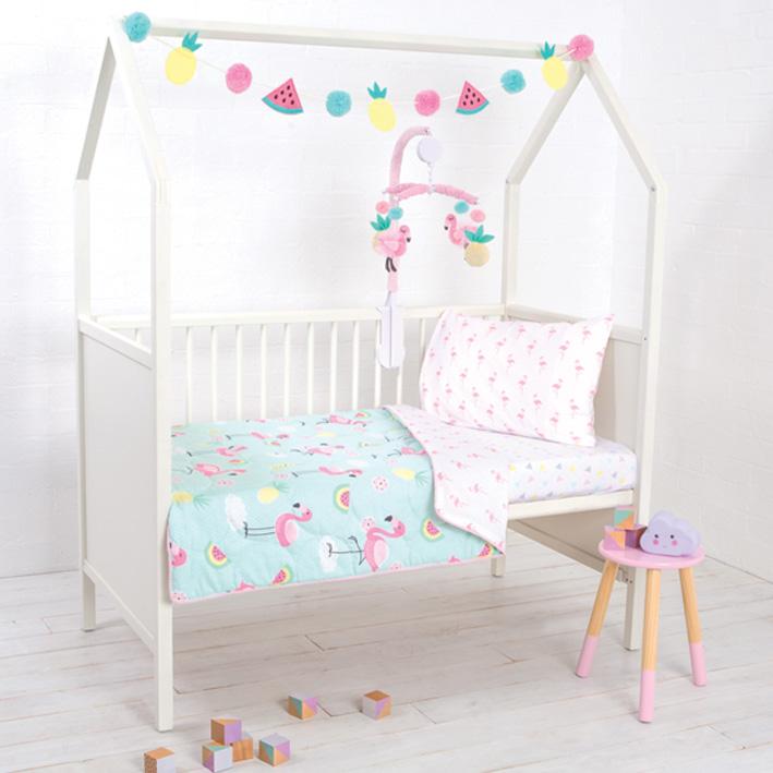 Lolli Living Flamingo Fruity Pompom Garland