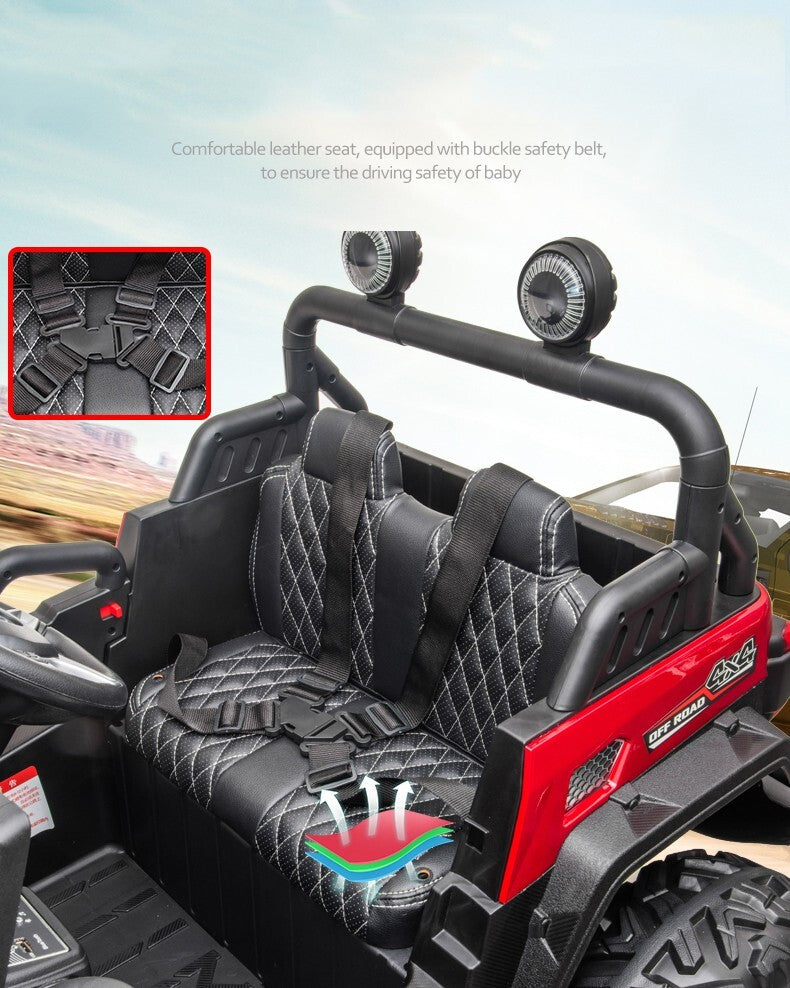 Little Riders Kids Ride On Car Jeep Wrangler Inspired Car
