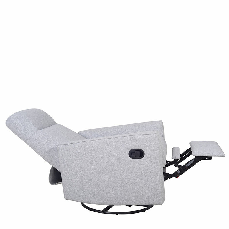 IL TUTTO PAIGE NURSERY RECLINING GLIDER CHAIR IN GREY SALT