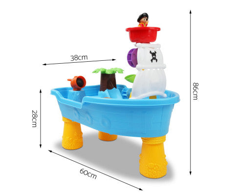 Keezi 20 Piece Kids Pirate Toy Set - Blue