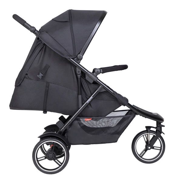 Phil&Teds Dot V6 Black with Blush Cushy Ride Liner