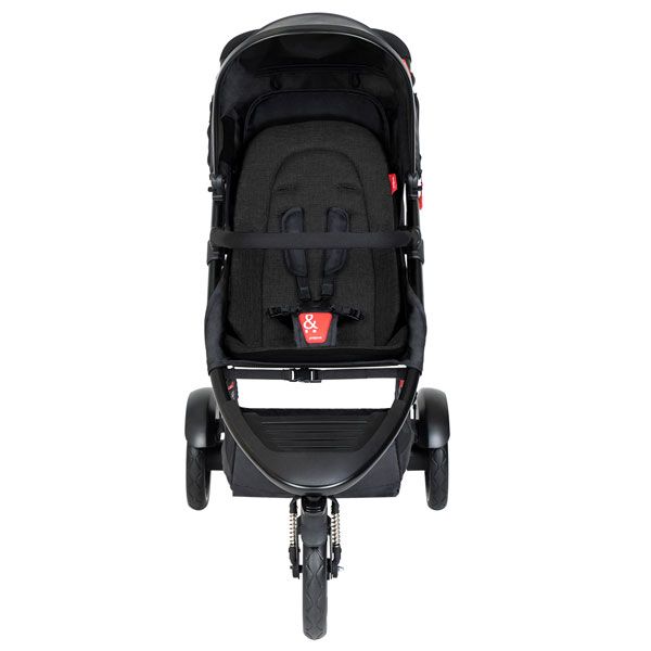 Phil&Teds Dot V6 Black with Black Cushy Ride Liner