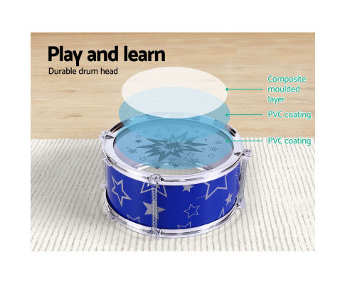 Keezi 8 Piece Kids Drum Set