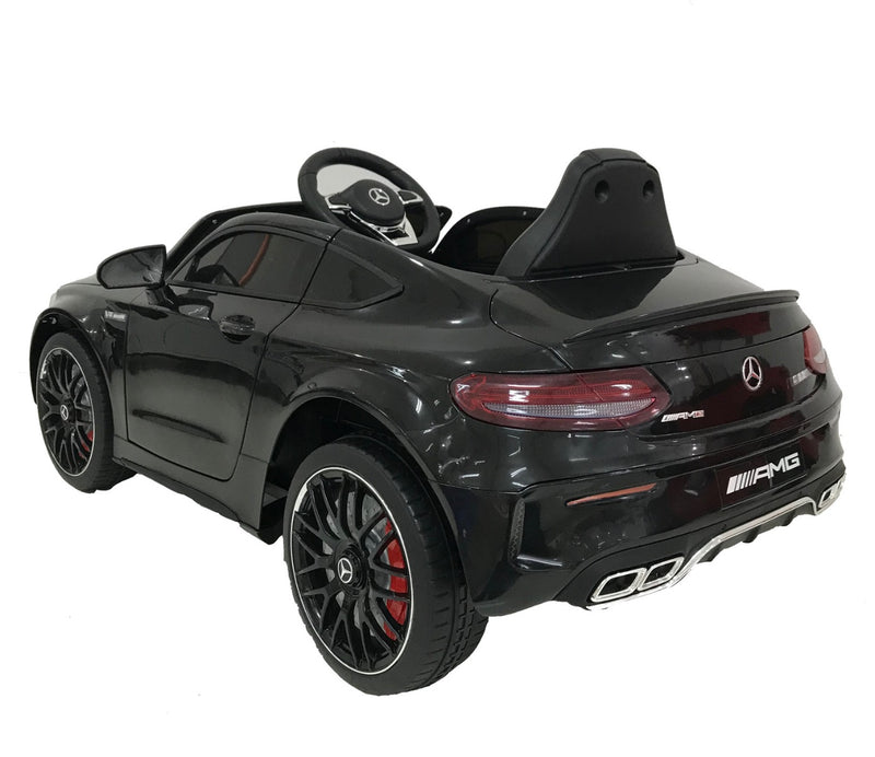 Little Riders Kids Ride On Car Mercedes Benz AMG C63 S Sports Car 12V