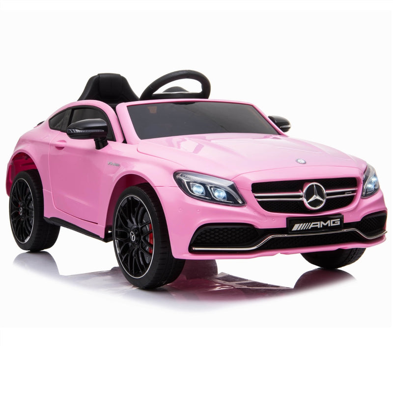 Little Riders Kids Ride On Car Mercedes Benz AMG C63 S Sports Car 12V
