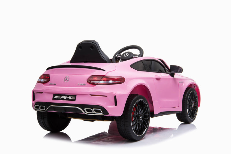 Little Riders Kids Ride On Car Mercedes Benz AMG C63 S Sports Car 12V