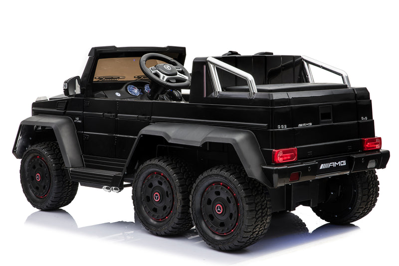 Little Riders Kids Ride On Car Licensed Mercedes Benz G63 with 6 Wheels 4WD