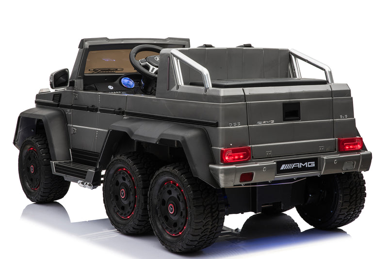 Little Riders Kids Ride On Car Licensed Mercedes Benz G63 with 6 Wheels 4WD