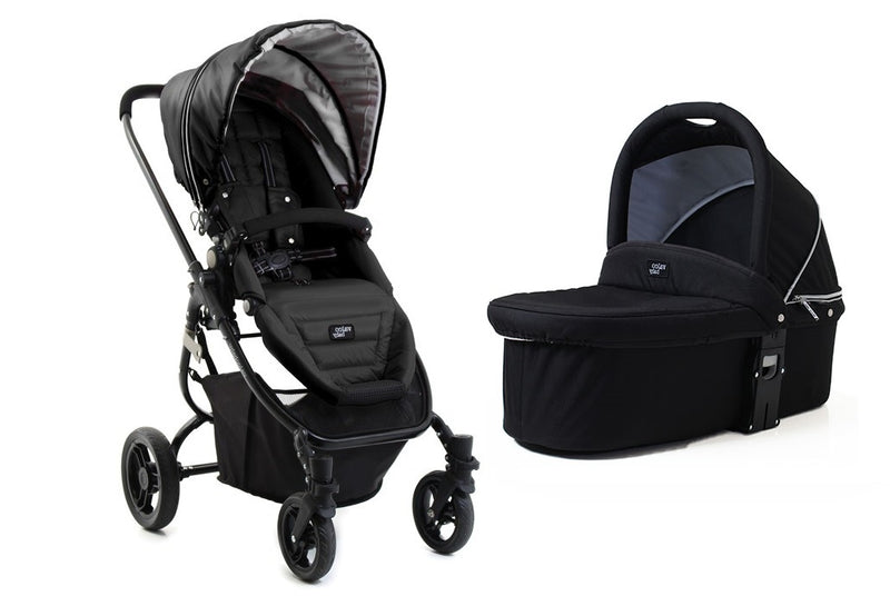 Valco Baby Snap Ultra Stroller with Q bassinet - Midnight