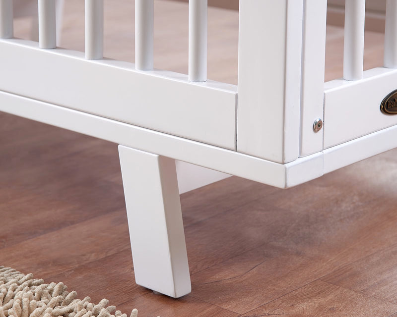 Baby Direct Riley 3 in 1 Convertible Cot - White
